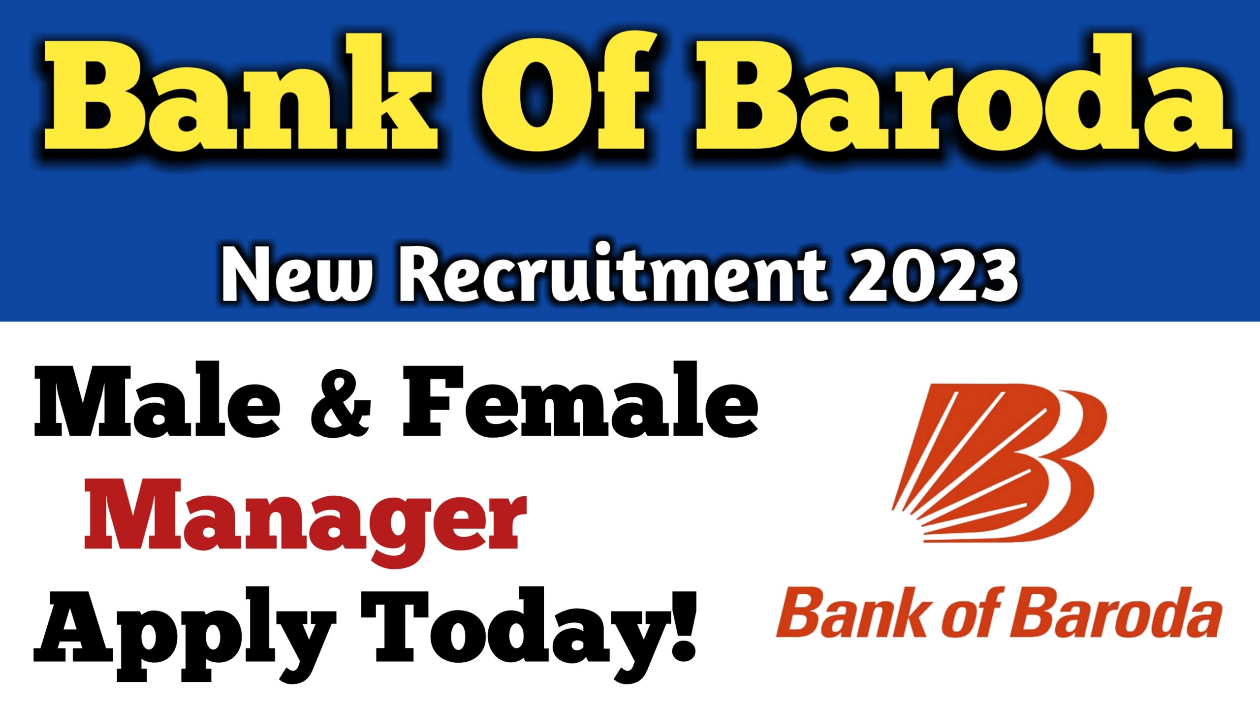 Bank Of Baroda Recruitment 2023 ||By Ministry Of Indian Jobs - Ministry ...